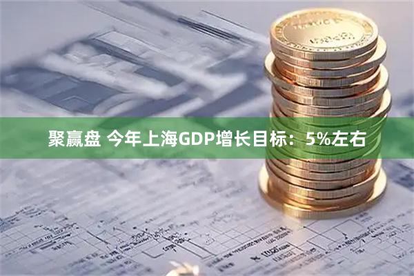 聚赢盘 今年上海GDP增长目标：5%左右